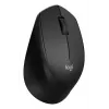 Mouse Logitech M330 SILENT PLUS — RF Wireless, per destrimani, 1000 DPI, 3 tasti, rotella di scorrimento, nero, a batteria