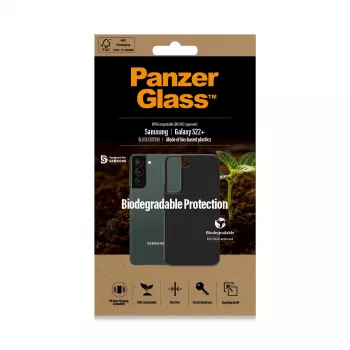 Custodia PanzerGlass Samsung Galaxy S22 Plus Nero Biodegradabile