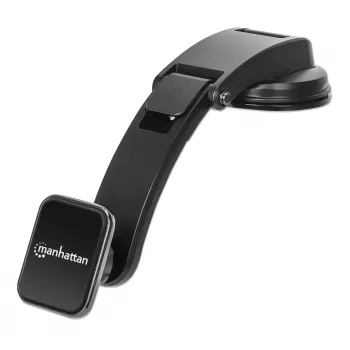 Supporto universale da cruscotto Manhattan per auto con supporto magnetico per smartphone, uso orizzontale o verticale, nero, garanzia tre anni