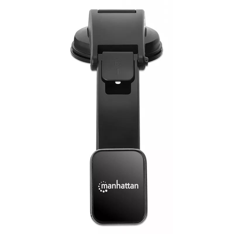 Supporto universale da cruscotto Manhattan per auto con supporto magnetico per smartphone, uso orizzontale o verticale, nero, garanzia tre anni