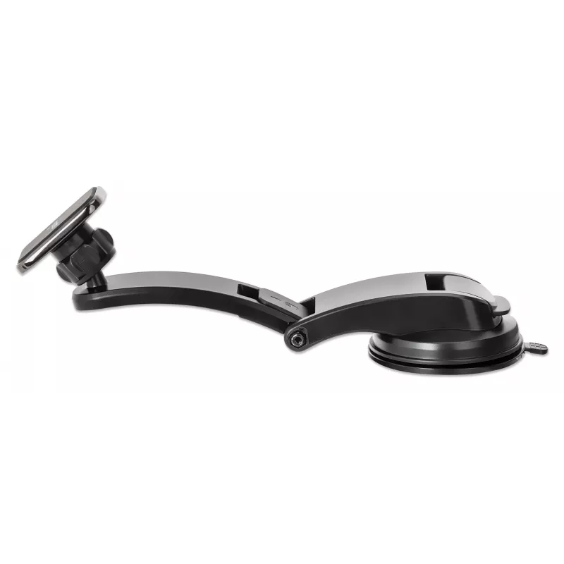 Supporto universale da cruscotto Manhattan per auto con supporto magnetico per smartphone, uso orizzontale o verticale, nero, garanzia tre anni