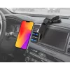 Supporto universale da cruscotto Manhattan per auto con supporto magnetico per smartphone, uso orizzontale o verticale, nero, garanzia tre anni