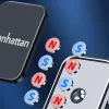 Supporto universale da cruscotto Manhattan per auto con supporto magnetico per smartphone, uso orizzontale o verticale, nero, garanzia tre anni