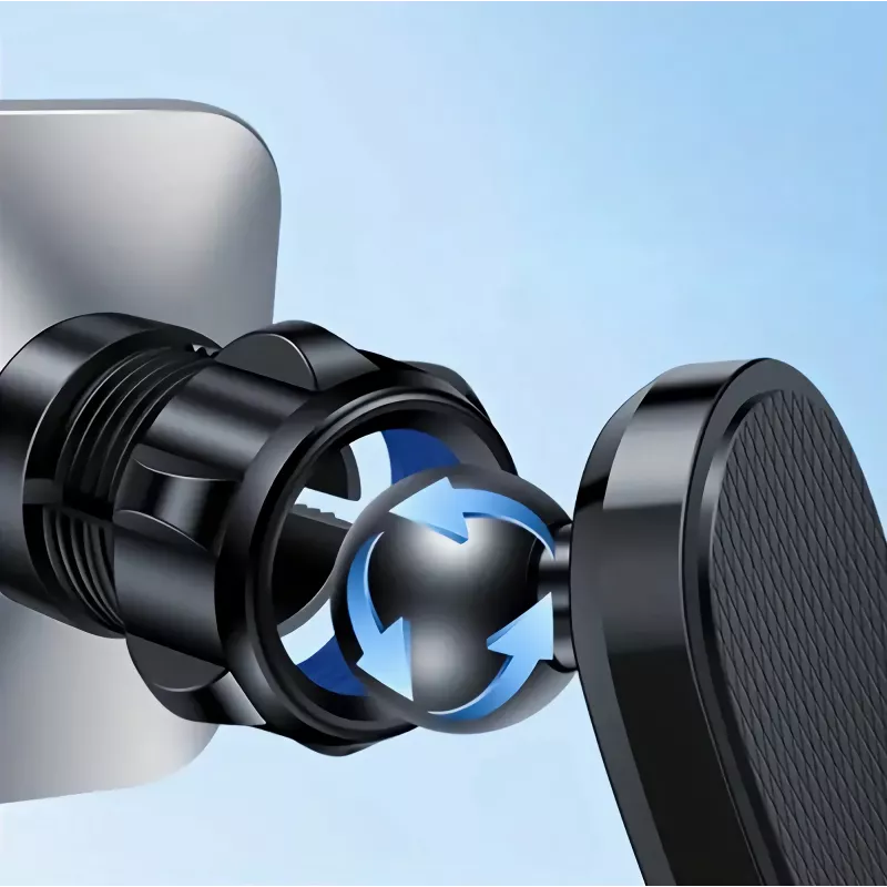 Supporto universale da cruscotto Manhattan per auto con supporto magnetico per smartphone, uso orizzontale o verticale, nero, garanzia tre anni