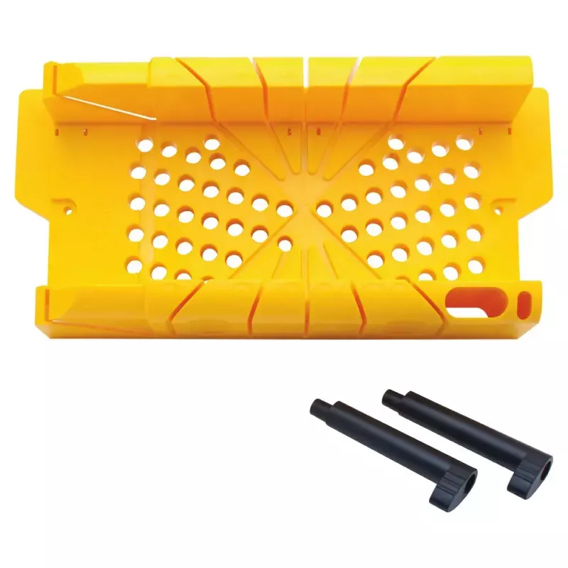 Cassetta per tagli a squadro con morsetto STANLEY 1-20-112 — larghezza 114 mm, altezza 212,1 mm, 680 g