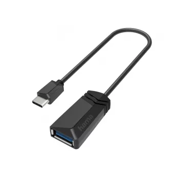 Hama 00200312 adattatore USB Type-A USB Type-C nero