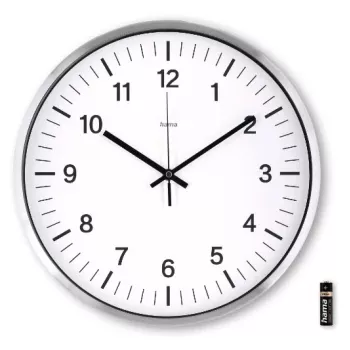 Hama Java radiosveglia rotonda argento