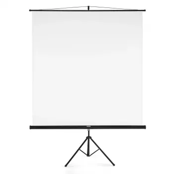 Schermo per proiezione Hama 00021573 2,55 m 1:1 manuale nero bianco