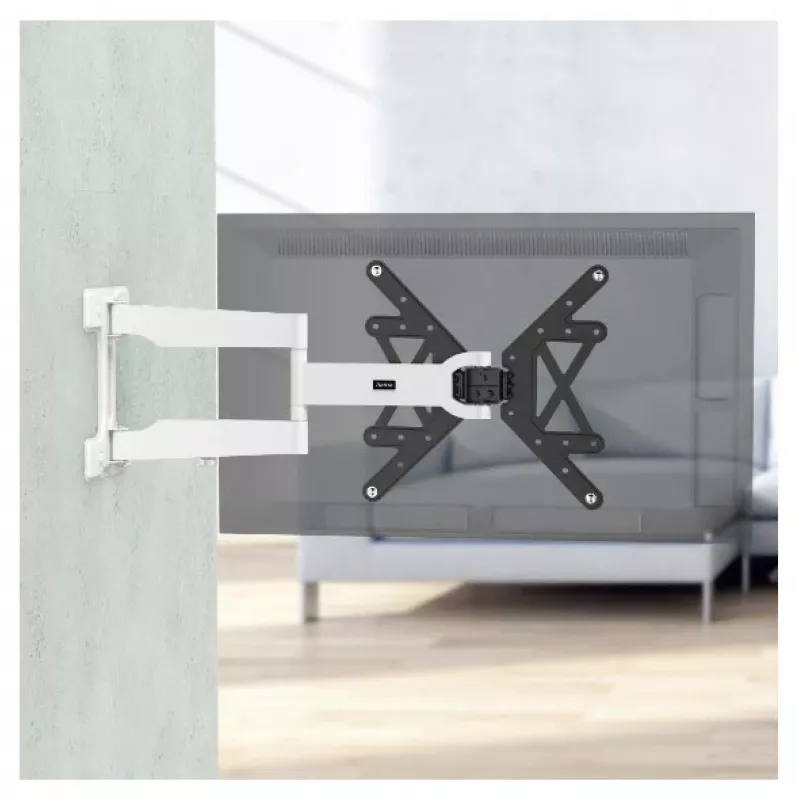 Hama 00220854 supporto a parete per TV 165,1 cm (65 pollici) nero, bianco