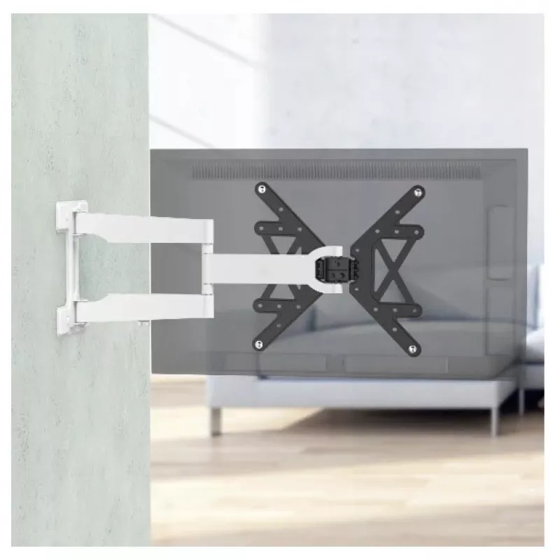 Hama 00220854 supporto a parete per TV 165,1 cm (65 pollici) nero, bianco