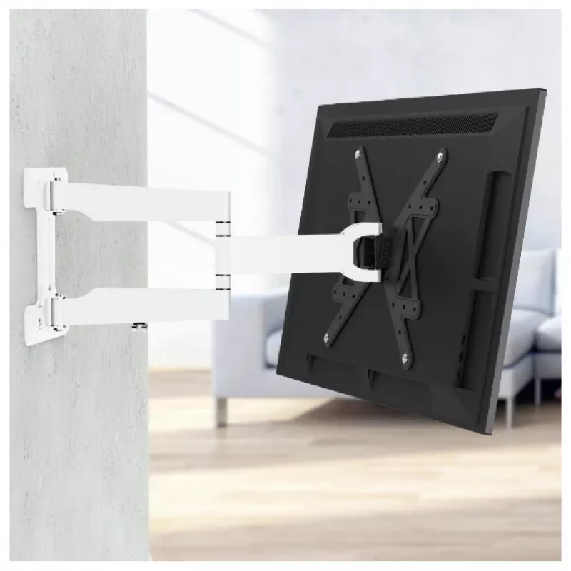 Hama 00220854 supporto a parete per TV 165,1 cm (65 pollici) nero, bianco