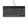 R-Go Tools tastiera ergonomica R-Go Compact Break, tastiera compatta con software per pause, AZERTY (BE), con filo, nero