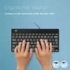 R-Go Tools tastiera ergonomica R-Go Compact Break, tastiera compatta con software per pause, AZERTY (BE), con filo, nero