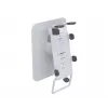 Ergonomic Solutions SKS001-32 SpacePole DuraTilt piastra frontale per Samsung Kiosk, bianca