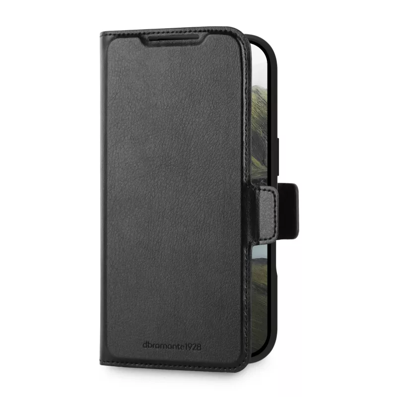 dbramante1928 Oslo Pro MS custodia a libro per iPhone 17 Pro, nero
