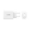 j5create JUP3365E-EN caricabatterie GaN USB-C 65W a 3 porte, uso interno, AC, bianco