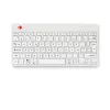 R-Go Tools tastiera ergonomica R-Go Compact Break, tastiera compatta con software per le pause, AZERTY (FR), Bluetooth, bianco