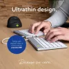 R-Go Tools tastiera ergonomica R-Go Split Break con software per le pause, tastiera ergonomica divisa, AZERTY (FR), Bluetooth, bianco