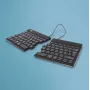 R-Go Tools tastiera ergonomica R-Go Split Break con software per le pause, tastiera ergonomica divisa, AZERTY (FR), Bluetooth, nero
