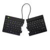 R-Go Tools tastiera ergonomica R-Go Split Break con software per le pause, tastiera ergonomica divisa, AZERTY (FR), Bluetooth, nero