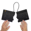 R-Go Tools tastiera ergonomica R-Go Split Break con software per le pause, tastiera ergonomica divisa, AZERTY (FR), Bluetooth, nero