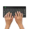 R-Go Tools tastiera ergonomica R-Go Compact Break, tastiera compatta con software per le pause, AZERTY (BE), Bluetooth, nero