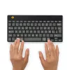 R-Go Tools tastiera ergonomica R-Go Compact Break, tastiera compatta con software per le pause, AZERTY (BE), Bluetooth, nero