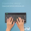 R-Go Tools tastiera ergonomica R-Go Compact Break, tastiera compatta con software per le pause, AZERTY (BE), Bluetooth, nero
