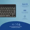 R-Go Tools tastiera ergonomica R-Go Compact Break, tastiera compatta con software per le pause, AZERTY (BE), Bluetooth, nero