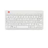 R-Go Tools tastiera ergonomica R-Go Compact Break, tastiera compatta con software per le pause, AZERTY (BE), Bluetooth, bianco