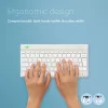 R-Go Tools tastiera ergonomica R-Go Compact Break, tastiera compatta con software per le pause, AZERTY (BE), Bluetooth, bianco