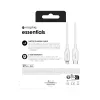 mophie essentials Lightning a USB-C | cavo di ricarica (1M) bianco