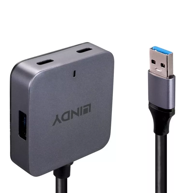 Lindy hub USB 3.0 5m 4 porte