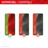 Protezione display e.v.i. Displex Full Cover (10H) per Xiaomi 14 Pro, vetro temperato, cornice di montaggio Eco, nero/trasparente