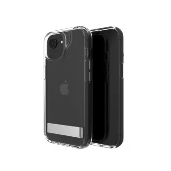 ZAGG Crystal Palace Kickstand custodia iPhone 16/15/14/13 trasparente, cover, Apple, iPhone 17e/16e/15/14/13, 15,5 cm (6,1 pollici), trasparente