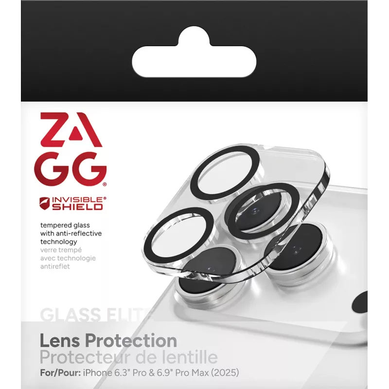 Protezione per lenti della fotocamera InvisibleShield Glass Elite per Apple iPhone 17 Pro/Pro Max