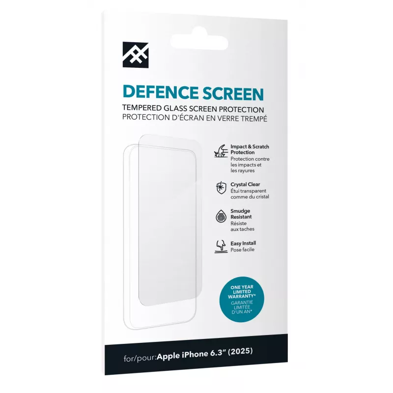 ZAGG Defence Glass per iPhone 17, Apple, iPhone 17, antiurto, antigraffio, 1 pz.