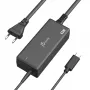 Adattatore di alimentazione USB-C PD j5create JUP1265 — 65W, per interni, nero, plastica, 118×32×50 mm (UE)