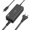 Adattatore di alimentazione USB-C PD j5create JUP1265 — 65W, per interni, nero, plastica, 118×32×50 mm (UE)