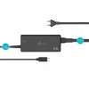 Adattatore di alimentazione USB-C PD j5create JUP1265 — 65W, per interni, nero, plastica, 118×32×50 mm (UE)