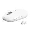 Mouse da ufficio wireless TRUST Seron sottile Multi – ambidestro, RF + Bluetooth, ottico 3200 DPI, 7 tasti, bianco