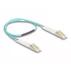 Cavo in fibra ottica DeLOCK 88078 LC duplex su LC duplex OM3 0,5 m
