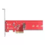 DeLOCK adattatore M.2 interno 90889 PCIe 5.0 rosso acciaio inox