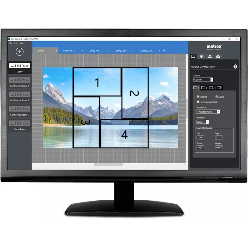 Matrox QuadHead2Go Q155 multi-monitor controller appliance / Q2G-H4K2