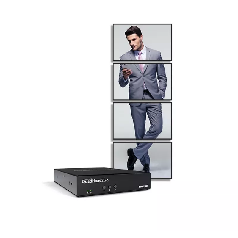 Matrox QuadHead2Go Q185 multi-monitor controller appliance / Q2G-DP4K2