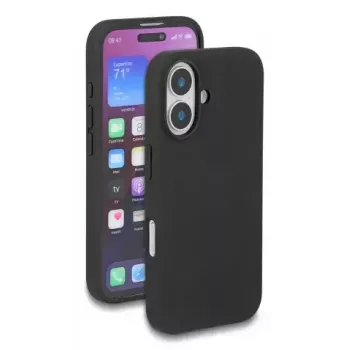 Custodia protettiva DELOCK in silicone morbido per iPhone 17, cover, nera, compatibile con schermo da 6,3 pollici (16 cm)