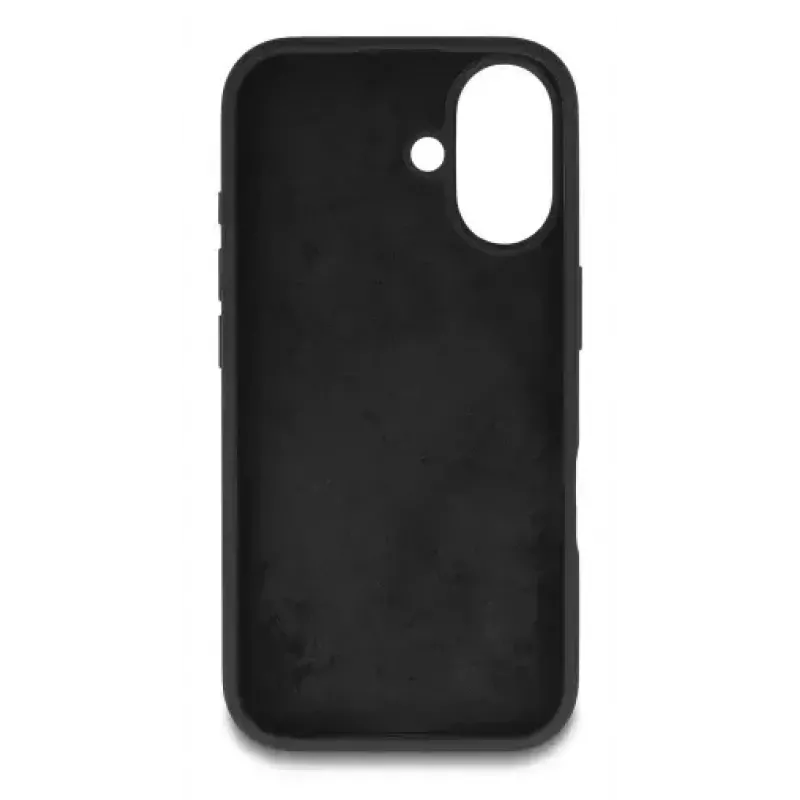 Custodia protettiva DELOCK in silicone morbido per iPhone 17, cover, nera, compatibile con schermo da 6,3 pollici (16 cm)