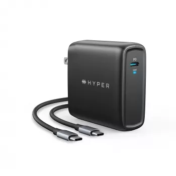 Caricabatterie AC TARGUS 100W GaN per laptop, smartphone, tablet - 1x USB-C, cavo 2 m, nero