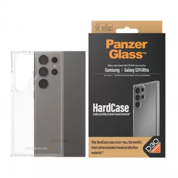 HardCase Cover PanzerGlass Samsung Galaxy S24 Ultra trasparente assorbimento urti
