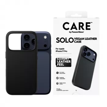 Custodia protettiva PanzerGlass CARE™ Solo Case nera per iPhone 17 Pro